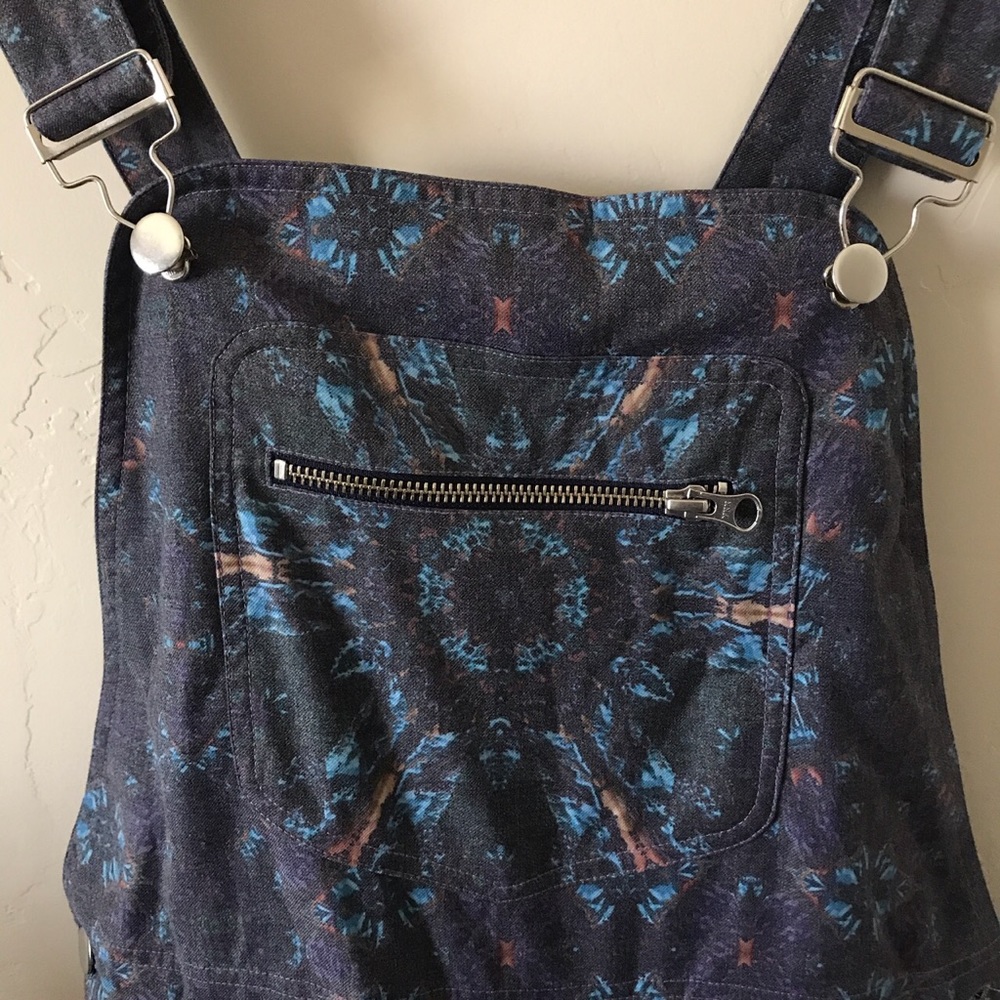 SOLD— Liberated Heart Kaleidoscope Overalls 🌀🙃